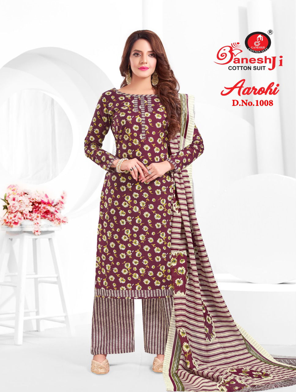 Ganeshaji Aarohi 1  Casual Daily Wear Cotton Printed Dress Material Collection